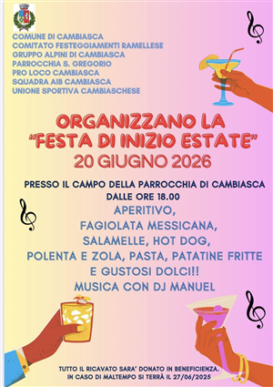Festa di Inizio Estate!
