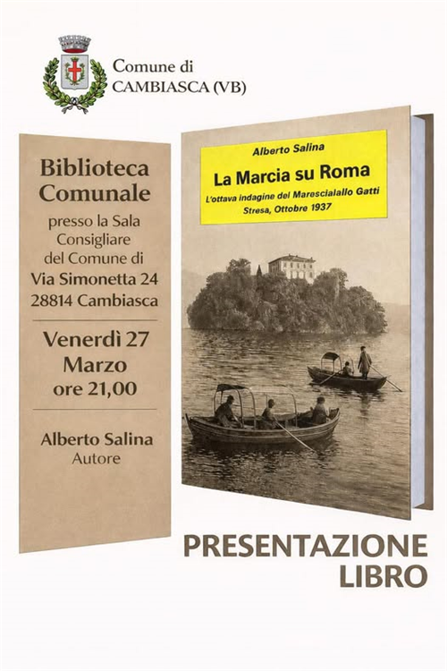BIBLIOTECA DI CAMBIASCA - Incontri con l'autore