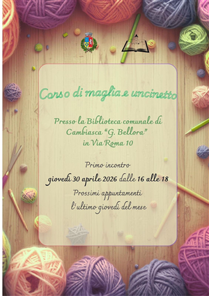 Corso di maglia e uncinetto