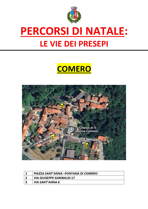 Prima edizione Percorsi di Natale le Vie dei Presepi